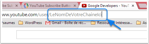 comment avoir un url sur youtube