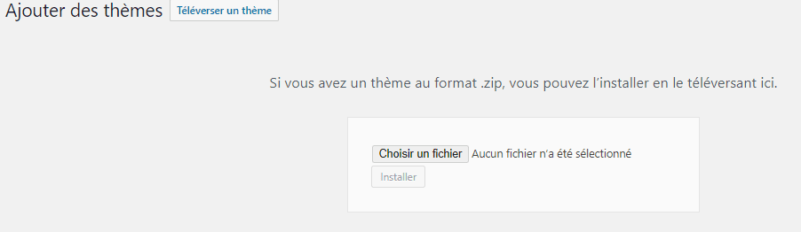 Tableau bord ajouter theme wordpress 3 Tableau bord ajouter theme wordpress 3
