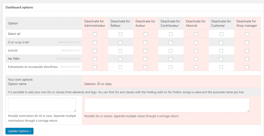 comment masquer elements inutiles tableau bord wordpress 8 comment masquer elements inutiles tableau bord wordpress 8