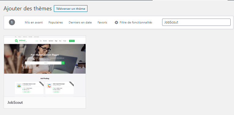 comment rechercher installer activer theme wordpress blog blogpascher 2