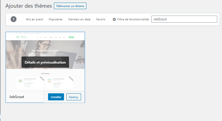 comment rechercher installer activer theme wordpress blog blogpascher 3