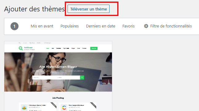 comment rechercher installer activer theme wordpress blog blogpascher 4 1