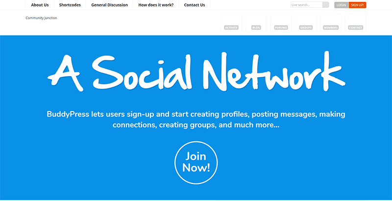 Community junction themes wordpress creer reseau social buddypress Community junction themes wordpress creer reseau social buddypress