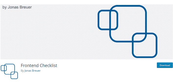 Frontend checklist wordpress plugin