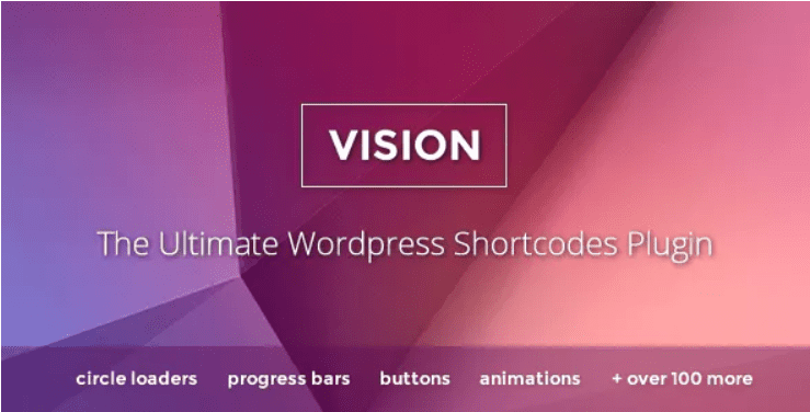 Vision wordpress shortcodes plugin