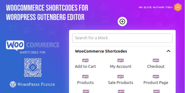 Woocommerce shortcodes gutenberg