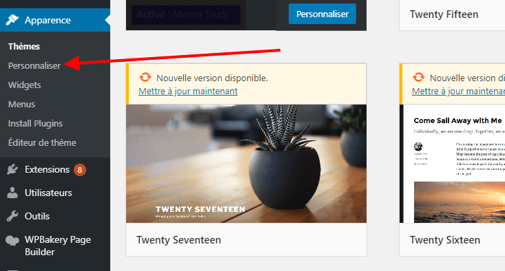 comment configurer tableau de bord wordpress 2 comment configurer tableau de bord wordpress 2