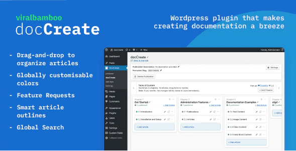 Doccreate comment creer documentation produits wordpress
