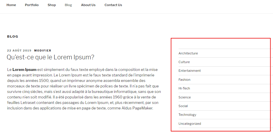 Widget options masquer titre widget blogpascher 4