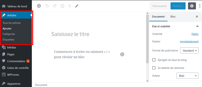 » BlogEconomico come differenziare post e pagine in WordPress
