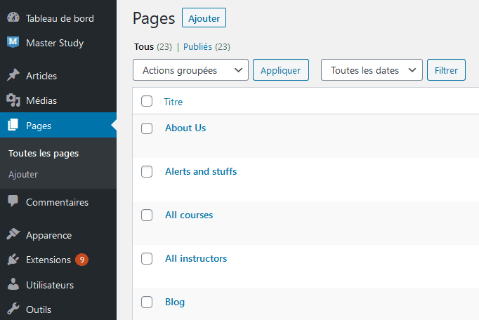 Comment importer exporter menus navigation wordpress blogpascher 5 3 Comment importer exporter menus navigation wordpress blogpascher 5 3