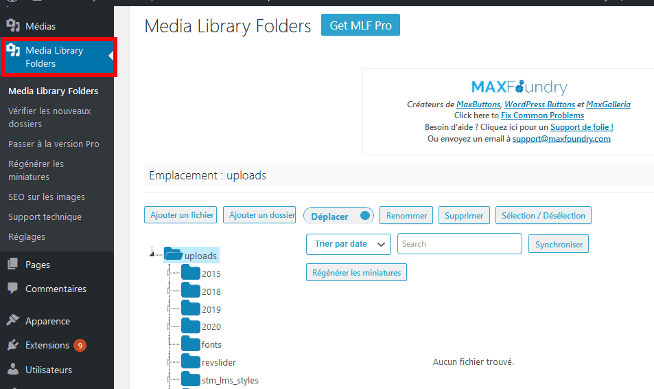 Comment organiser fichiers wordpress dossiers bibliothèque médias blogpascher 1 Comment organiser fichiers wordpress dossiers bibliothèque médias blogpascher 1