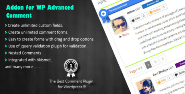 PRO Addon for WP Advanced Comment PRO Addon for WP Advanced Comment