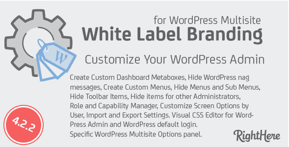 White label branding for wordpress multisite
