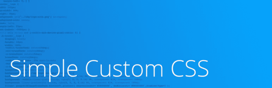 Simple Custom CSS – WordPress plugin WordPress.org Simple Custom CSS – WordPress plugin WordPress.org