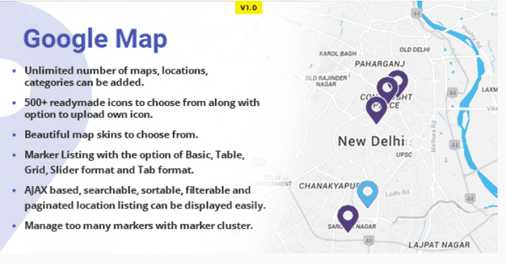 WP Advanced Google Maps WP Advanced Google Maps