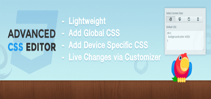 Advanced css editor – wordpress plugin