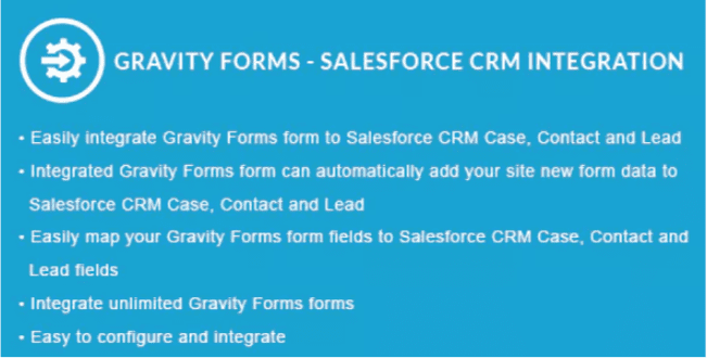 Gravity Forms Salesforce CRM Integration
