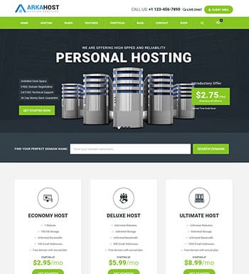 Arka host theme wordpress pour creer un site web dhebergement blogpascher 6 » BlogPasCher Arka host theme wordpress pour creer un site web dhebergement blogpascher 6