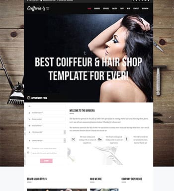 Barberia un theme wordpress pour creer un site web de salon de coiffure blogpascher 6 » BlogPasCher Barberia un theme wordpress pour creer un site web de salon de coiffure blogpascher 6
