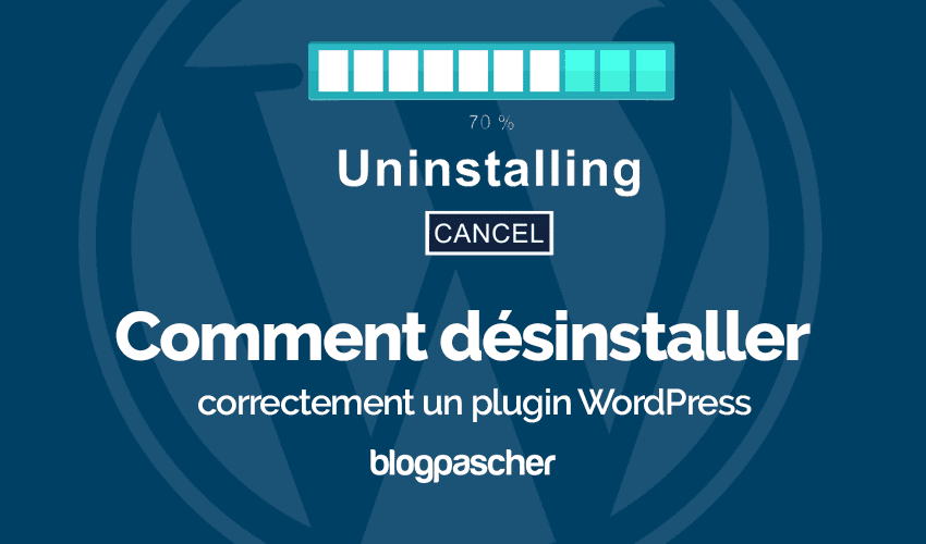 Comment désinstaller correctement un plugin WordPress