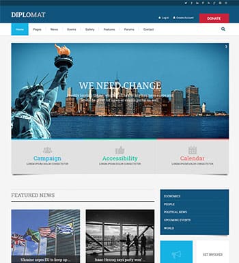 Diplomat un theme wordpress pour site web de diplomate blogpascher 6 » BlogPasCher Diplomat un theme wordpress pour site web de diplomate blogpascher 6