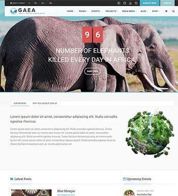 Gaea un theme wordpress pour ong ou associations caritatives blogpascher 6 » BlogPasCher Gaea un theme wordpress pour ong ou associations caritatives blogpascher 6