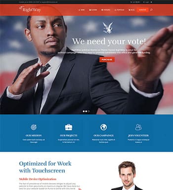 Right way un theme wordpress pour site web politique blogpascher 6 » BlogPasCher Right way un theme wordpress pour site web politique blogpascher 6