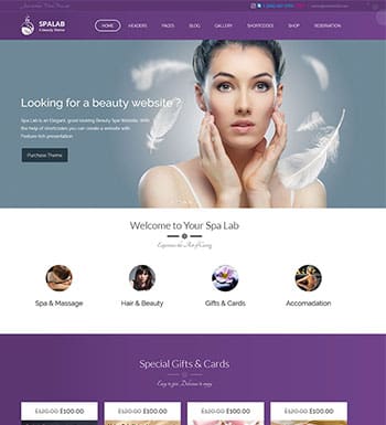 Spa lab un theme wordpress pour creer un site de salon de beaute blogpascher 6 » BlogPasCher Spa lab un theme wordpress pour creer un site de salon de beaute blogpascher 6