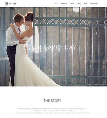 Suarez un theme wordpress pour creer le site web de votre mariage blogpacher 6 » BlogPasCher Suarez un theme wordpress pour creer le site web de votre mariage blogpacher 6