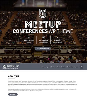 The meetup un theme wordpress pour un site web de conference blogpascher 6 » BlogPasCher The meetup un theme wordpress pour un site web de conference blogpascher 6
