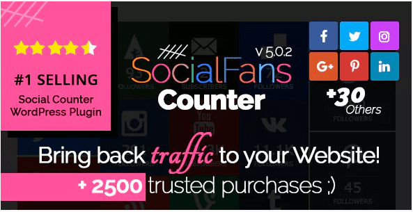 Socialfans plugin wordpress linkedin