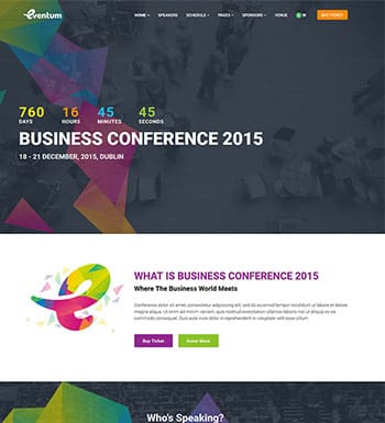 Eventum un theme wordpress pour un evenement blogpascher 6 » BlogPasCher Eventum un theme wordpress pour un evenement blogpascher 6