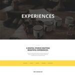 H code un theme wordpress one page pour entreprise agence portfolio blogpascher 6
