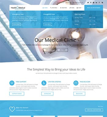Health medical un theme wordpress pour hopital clinique dispensaire blogpascher 6 » BlogPasCher Health medical un theme wordpress pour hopital clinique dispensaire blogpascher 6