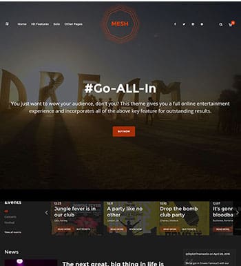 Mesh un theme wordpress pour un evenement blogpascher 6 » BlogPasCher Mesh un theme wordpress pour un evenement blogpascher 6