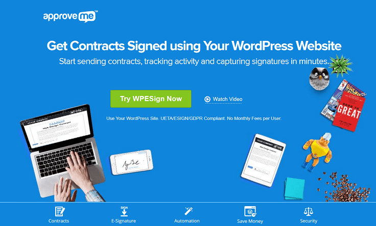 Approveme esignature digital e signature for wordpress Approveme esignature digital e signature for wordpress