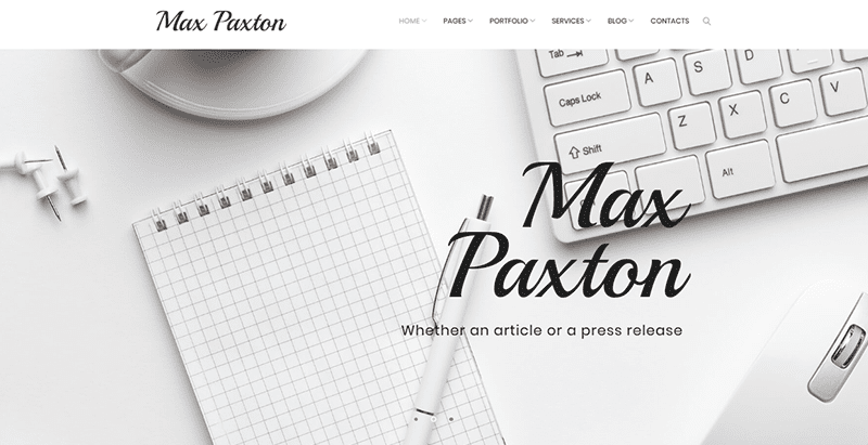 Maxpaxton theme wordpress freelance Maxpaxton theme wordpress freelance