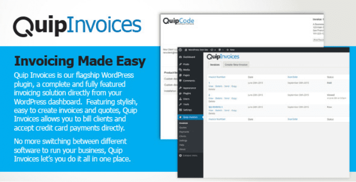 Quip invoices Quip invoices