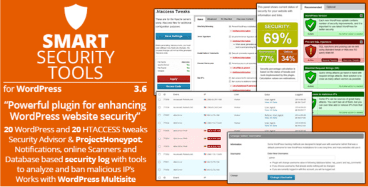 Smart security tools plugin wordpress securité