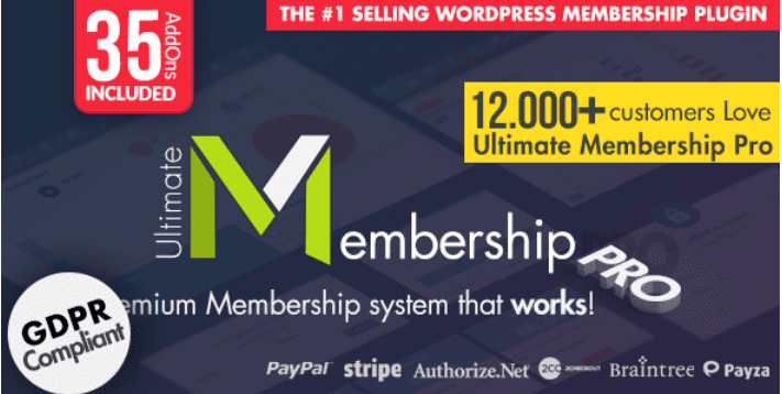 Ultimate membership pro wordpress membership plugin