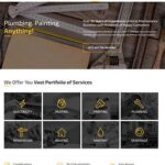 Blue collar un theme wordpress pour site web de peintre ou artiste peintre blogpascher 6