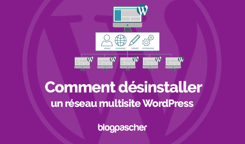 Comment désinstaller un réseau multisite WordPress