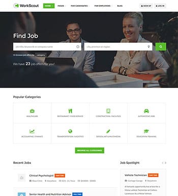 Workscout un theme wordpress pour un site web doffres demploi blogpascher 6 » BlogPasCher Workscout un theme wordpress pour un site web doffres demploi blogpascher 6