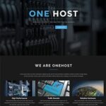 Onehost un theme wordpress pour creer un site pour hebergeur web blogpascher 6