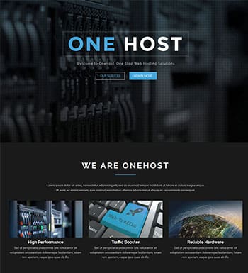 Onehost un theme wordpress pour creer un site pour hebergeur web blogpascher 6 » BlogPasCher Onehost un theme wordpress pour creer un site pour hebergeur web blogpascher 6