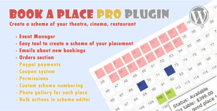 Book a place pro Book a place pro