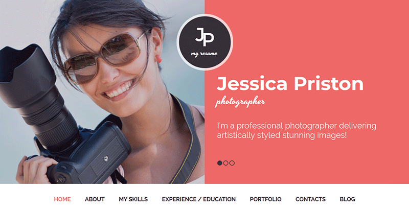 Photographer cv Photographer cv