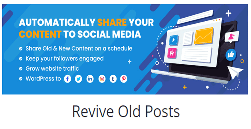 Revive old posts plugin wordpress publicité Revive old posts plugin wordpress publicité