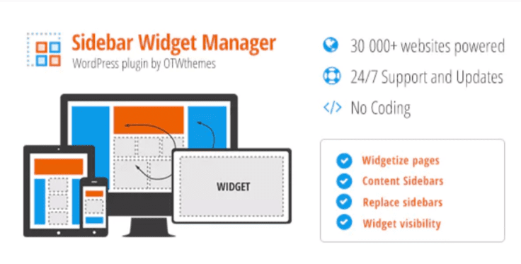 Sidebar widget manager for wordpress Sidebar widget manager for wordpress